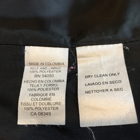 Evan Picone sz 14 black crepe blazer - lined - Picture 5 of 5